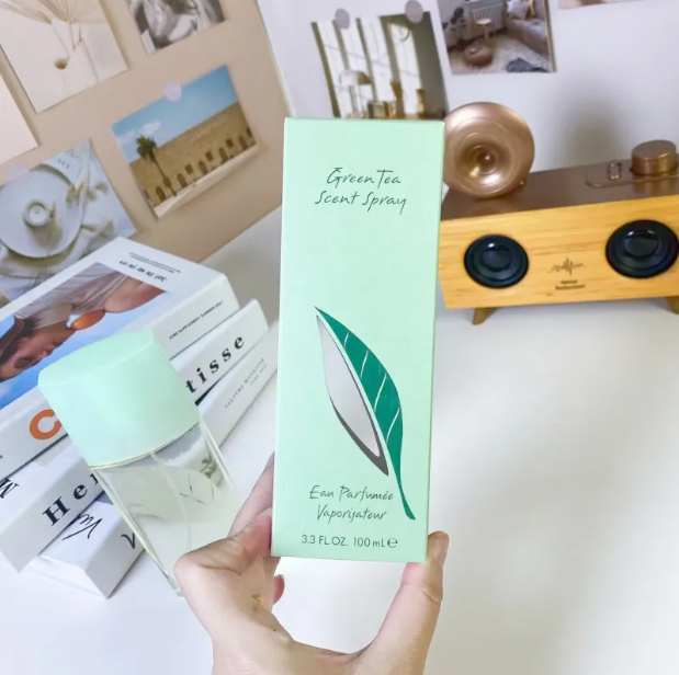 Neutral Perfume Girls Femme Green Tea 100ml EDP Fragrance incense spray Long Lasting Fragrance Charming Smell