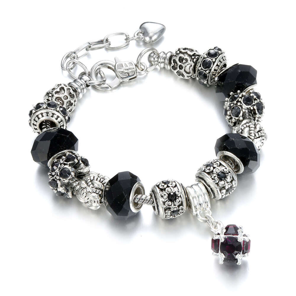 2017 fashion Alloy Large Hole Bead Bracelet DIY Hot Selling Jewelry
