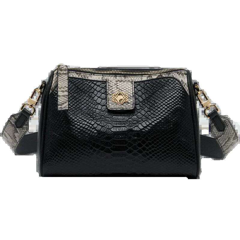 Designer Luxury ZOOLER HOT Animal Pattern Genuine Leather Women Crossbody Handmade Single Shoulder Bag Fashion Girls Purses Rice New #Yc323