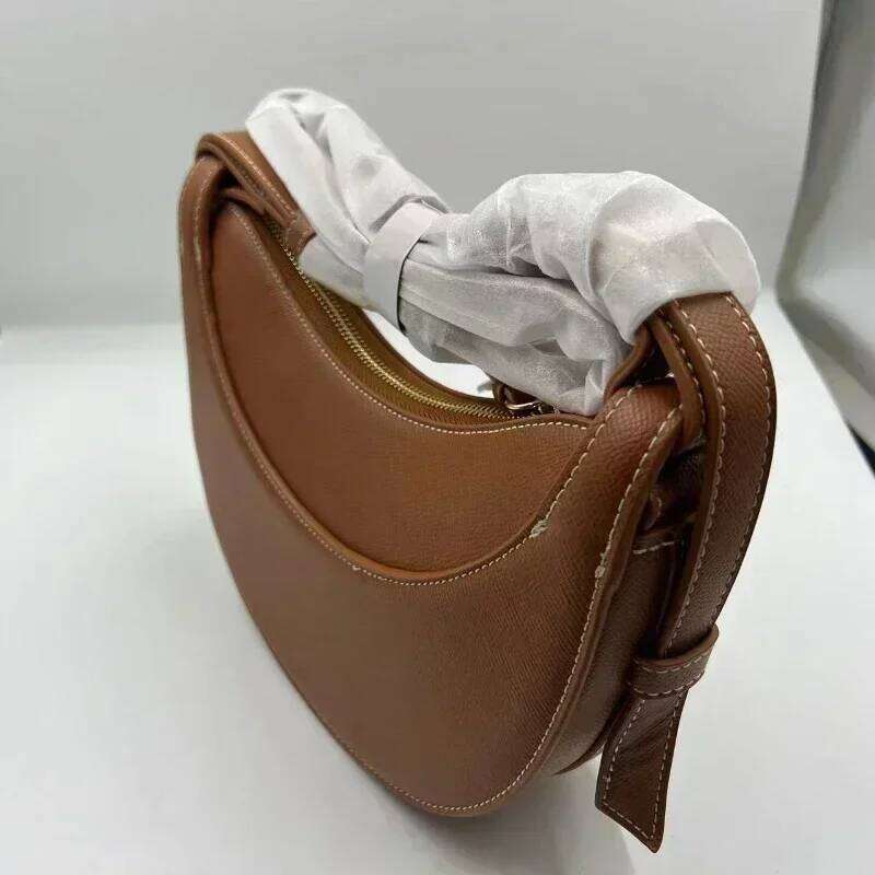 Tote Bags For Women Genuine Leather Cowhide Simple Dumpling Shape Shoulder Handbag New Brand Designer
