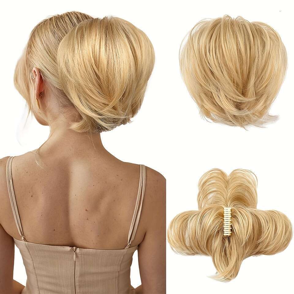 Fashion Women's Ponytail Extension with Bendable Metal Wire Piece Includes Claw Clip - Suitable for All Hair Types