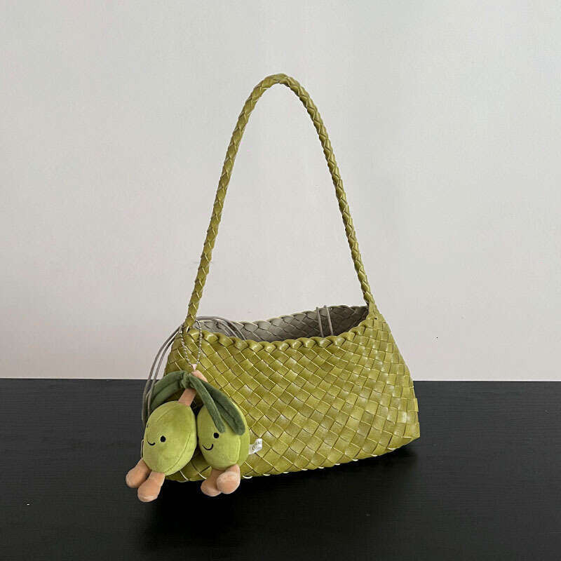 Tote Bag Handmade Woven Underarm For Women New Style High End Versatile Handbag Shoulder Mother And Child Bag Shoulder Bag Braided Handbag