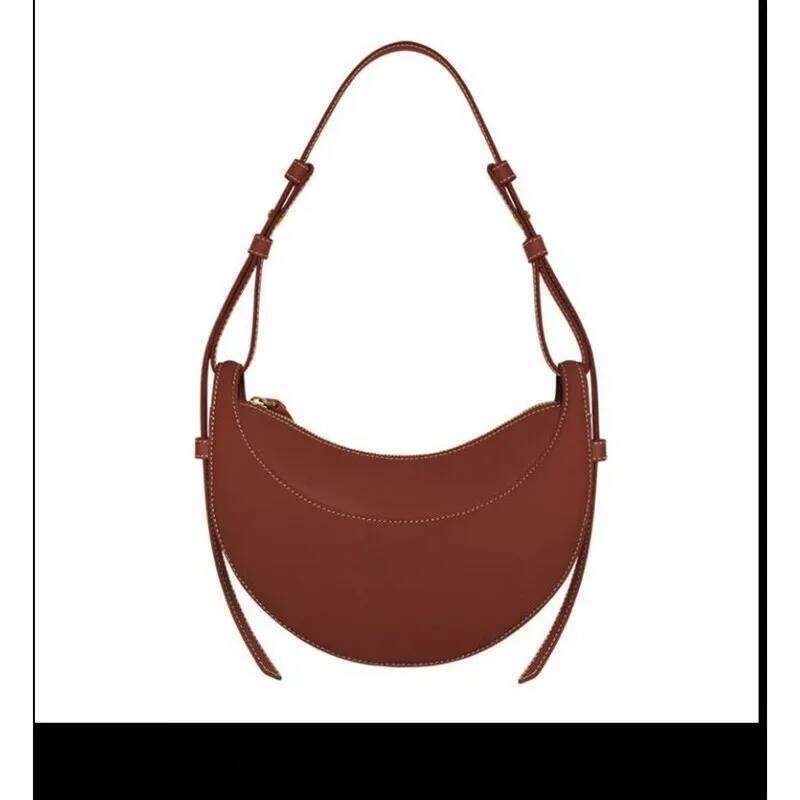 Small Niche Design Single Shoulder Crossbody Bag, Crescent Shaped Bag Under The Armpit