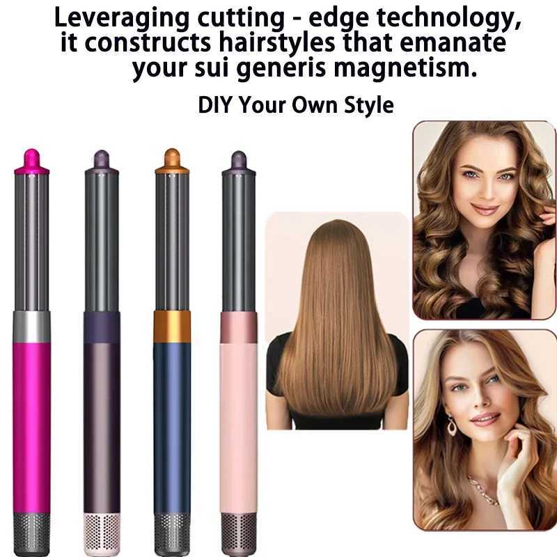 6IN1 Multi Hair Styler 1300W High Power Combines Drying Straightening and Curling Functions Suitable for Home and Salon UseXJ250528