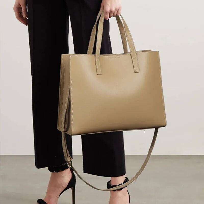 Designer Bag Business Women S Handbags Inch Laptop Bag Fashion Lady Briefcase Genuine Leather Commuter Portable Shoulder Tote Bags