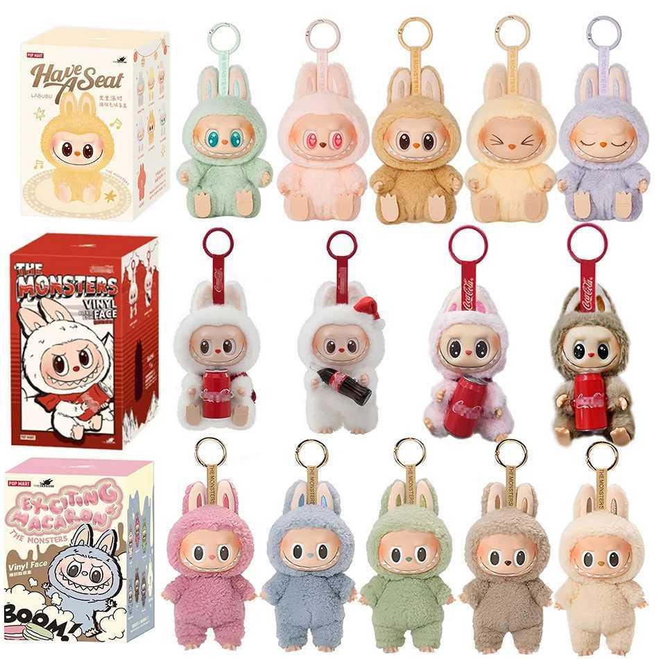 Hot The Monsters Have A Seat Series Labubu Vinyl Plush Doll Blind Box Toy Action Figure Anime Model Mystery Box Gift Collection T250530