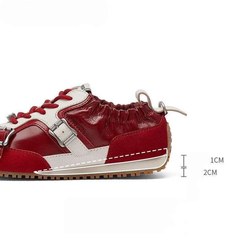 Color Blocked Breathable Mesh Casual Board Shoes Flat Shoes 2025 Spring/summer Round Toe Retro Lightweight, Fashionable And Luxurious Women's Sho