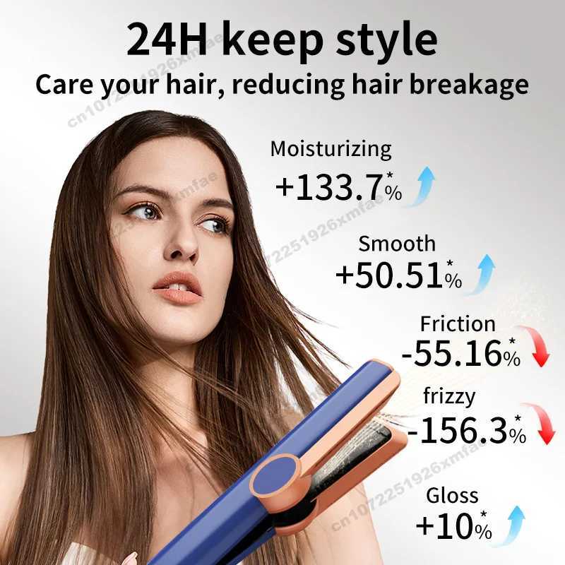 2 IN 1 Professional Hair Straightener Hair Dryer Styling Tool Negative Ion hairdryer Iron Long-Lasting airstraitXJ250528