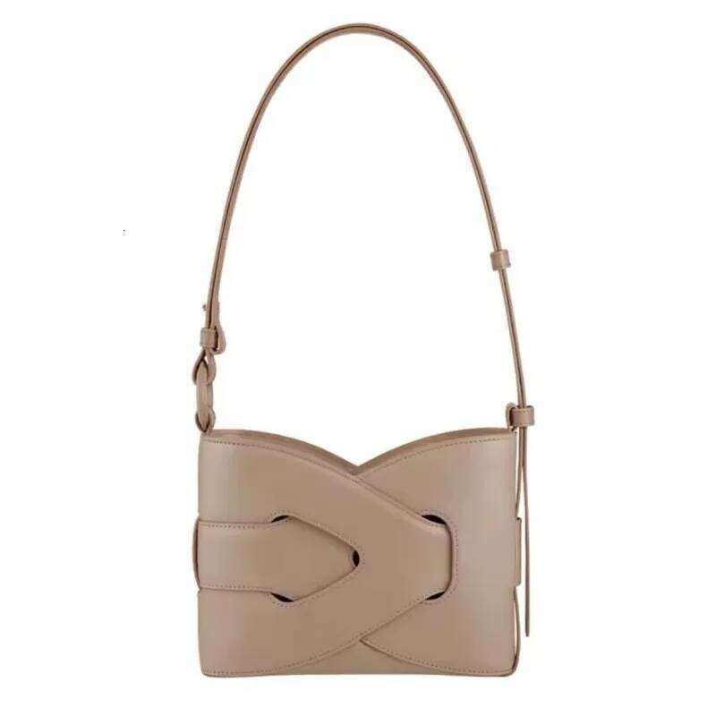 French Minimalist Armpit Cowhide Chain Shoulder Bag, Commuting And Dating Dual-Use Retro Tofu Bag