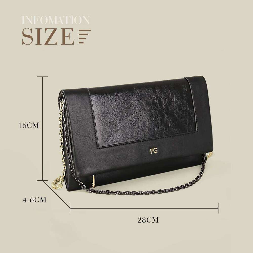 PG High-End Design Lightweight Simple Shoulder 2025 Latest Style Joker Single Satchel Bag