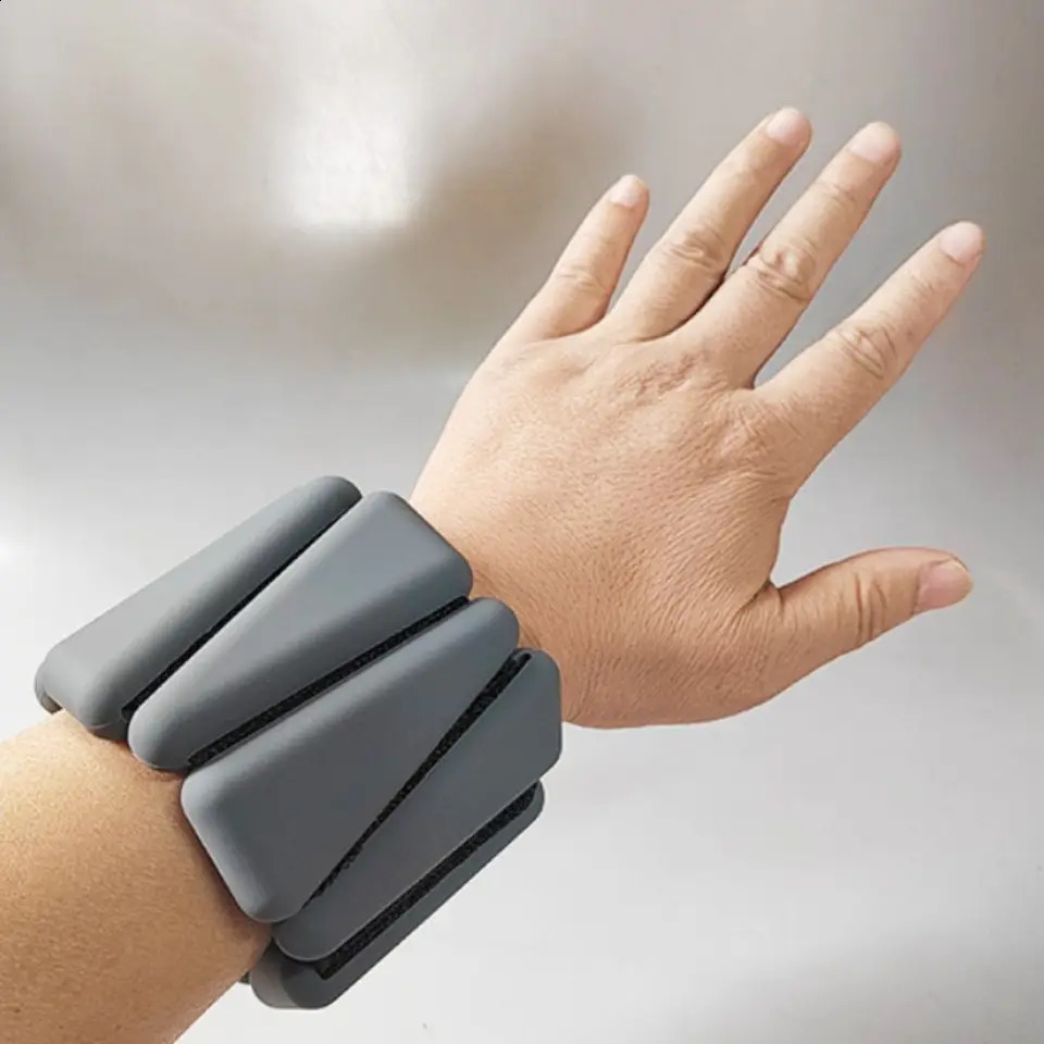 Adjustable Wrist Weight Bracelet Sweat-proof Silicone Weighted Wrist Strap Universal Skin Friendly 250528