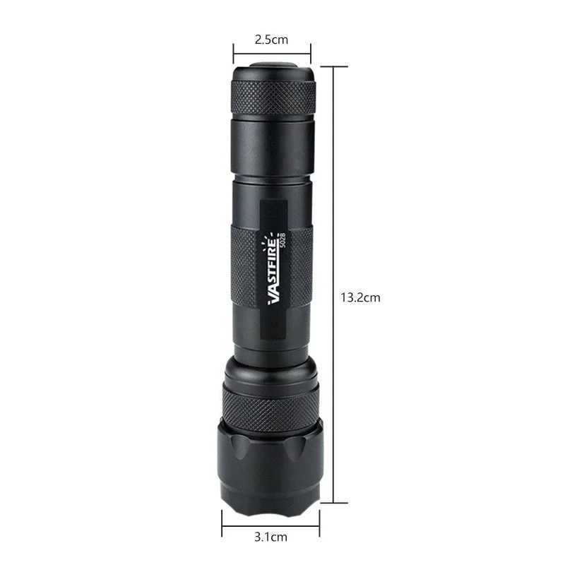 502B Infrared Flashlight IR 850nm/940nm Night Vision LED Tactical Flashlight IPX6 Waterproof Torch Use 18650 Hunting Lantern XJ250529