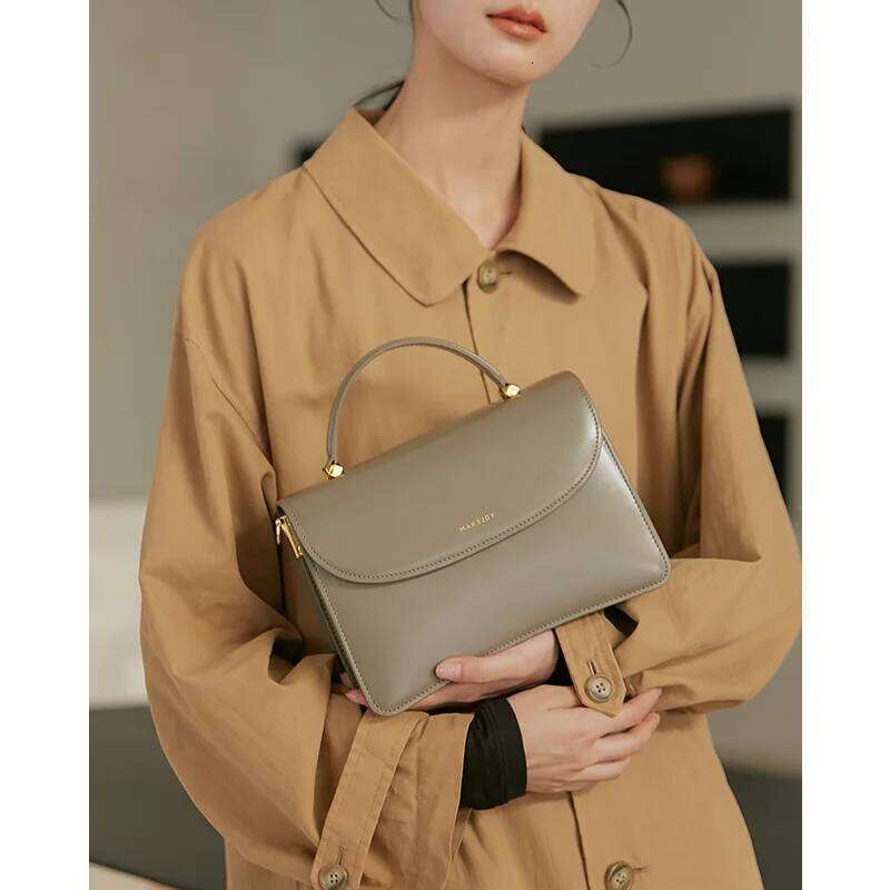 Designer Bag Crossbody Small Square New High Quality Leather Women S Shoulder Niche Temperament Fashionable Handbag