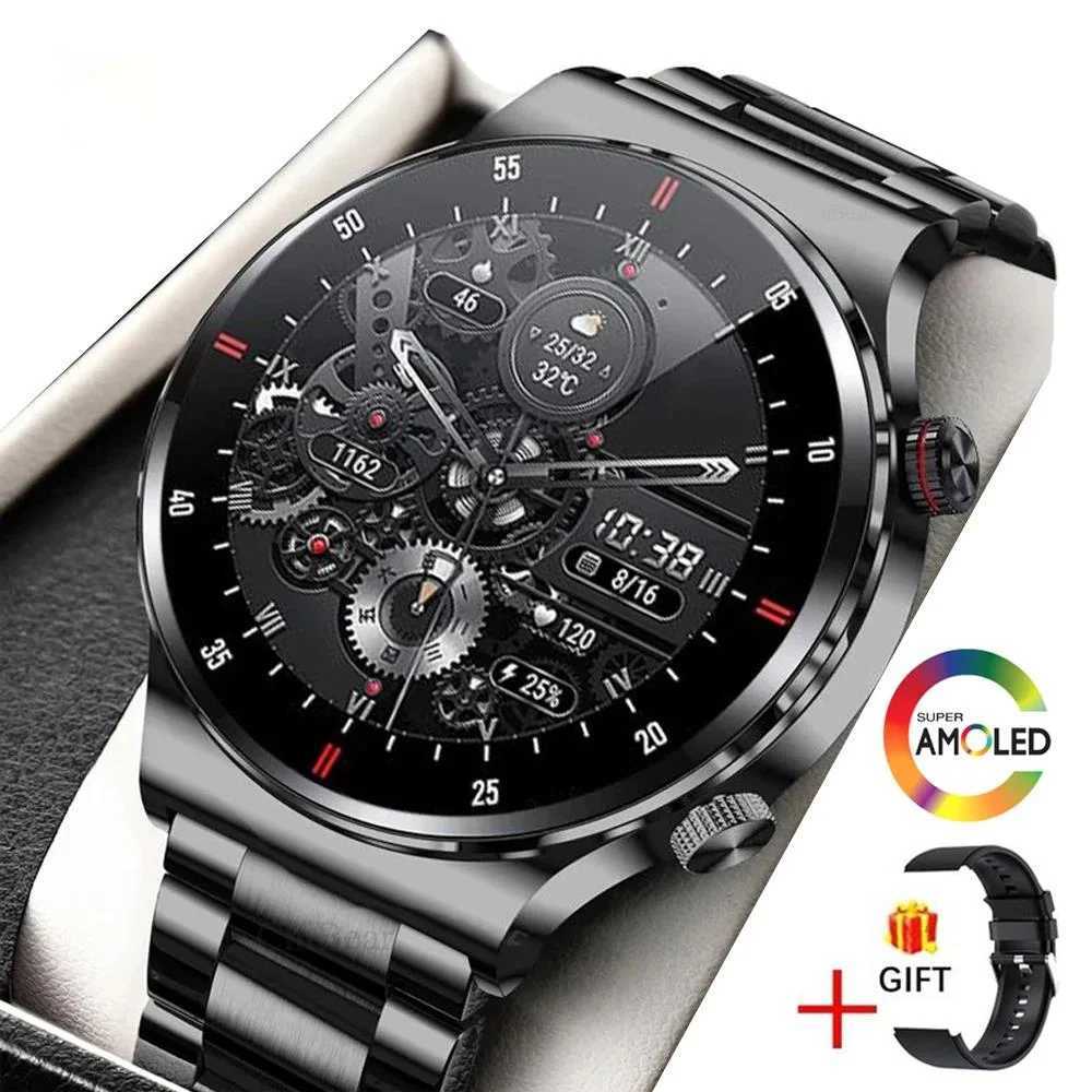 2024 NEW ECG+PPG Business Smart Watch for Men Bluetooth Call Health Sleep Monitoring Multiple Sports Mode Waterproof Smartwatch W250529