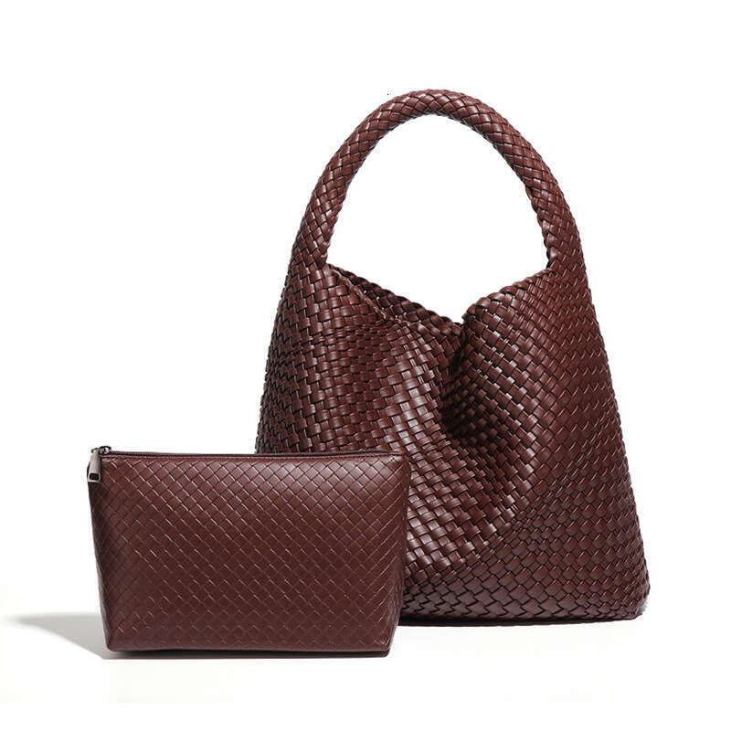 Tote Bag Braided Handbag Large Capacity Tote New Style Handwoven Basket For Women Handheld Casual Versatile Underarm Bag Shoulder Bag
