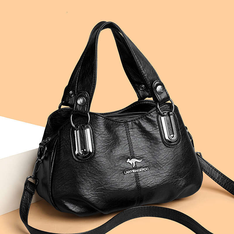 New Trendy Handbag Large Capacity Shell For Middle-Aged Moms Multi-Compartment Shoulder Crossbody Bag B5