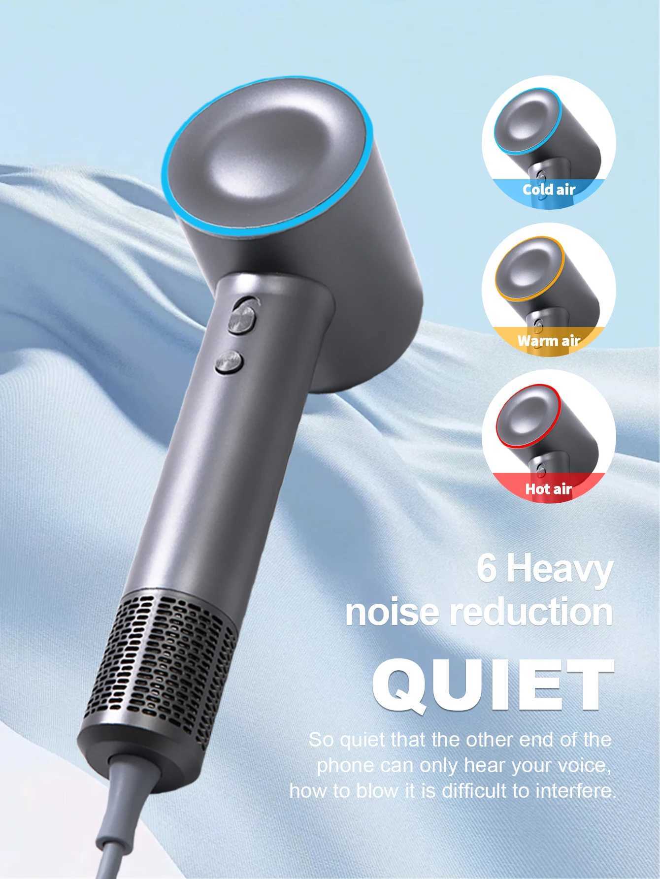 M21 High Power Quick Dry Hairdryer Negative Ion Hairdryer Hot Cold Brush Hairdryer Powerful Hairdryer Hairdressing Salon ToolsXJ250528