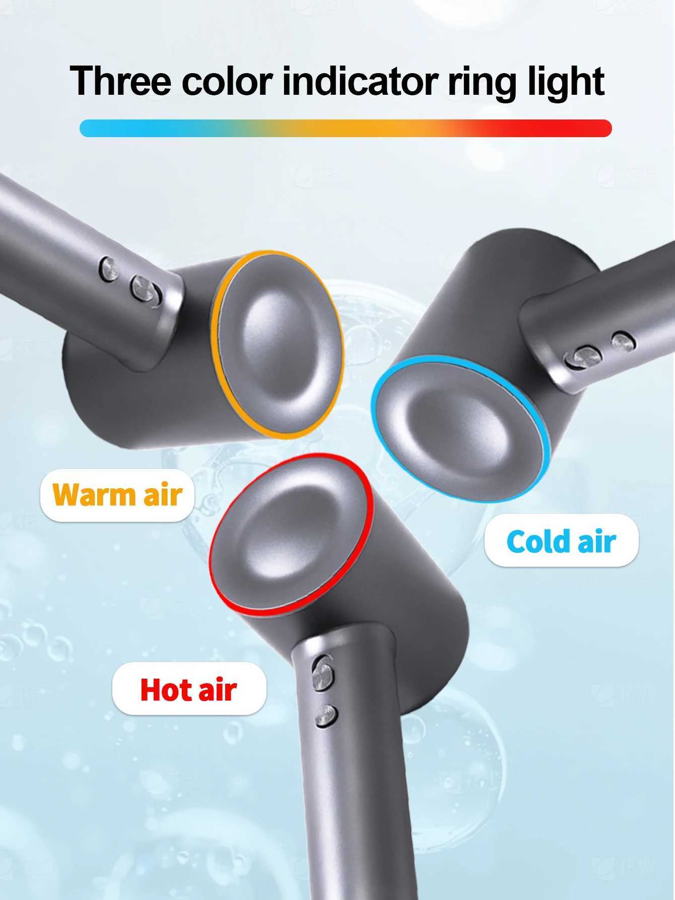 M21 High Power Quick Dry Hairdryer Negative Ion Hairdryer Hot Cold Brush Hairdryer Powerful Hairdryer Hairdressing Salon ToolsXJ250528