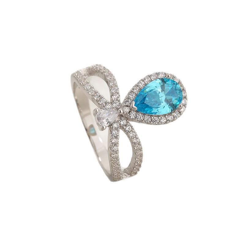 Chic Eternity Style Ring Crafted from High-Quality Precious Metals Highlighting Sparkling Natural Stones