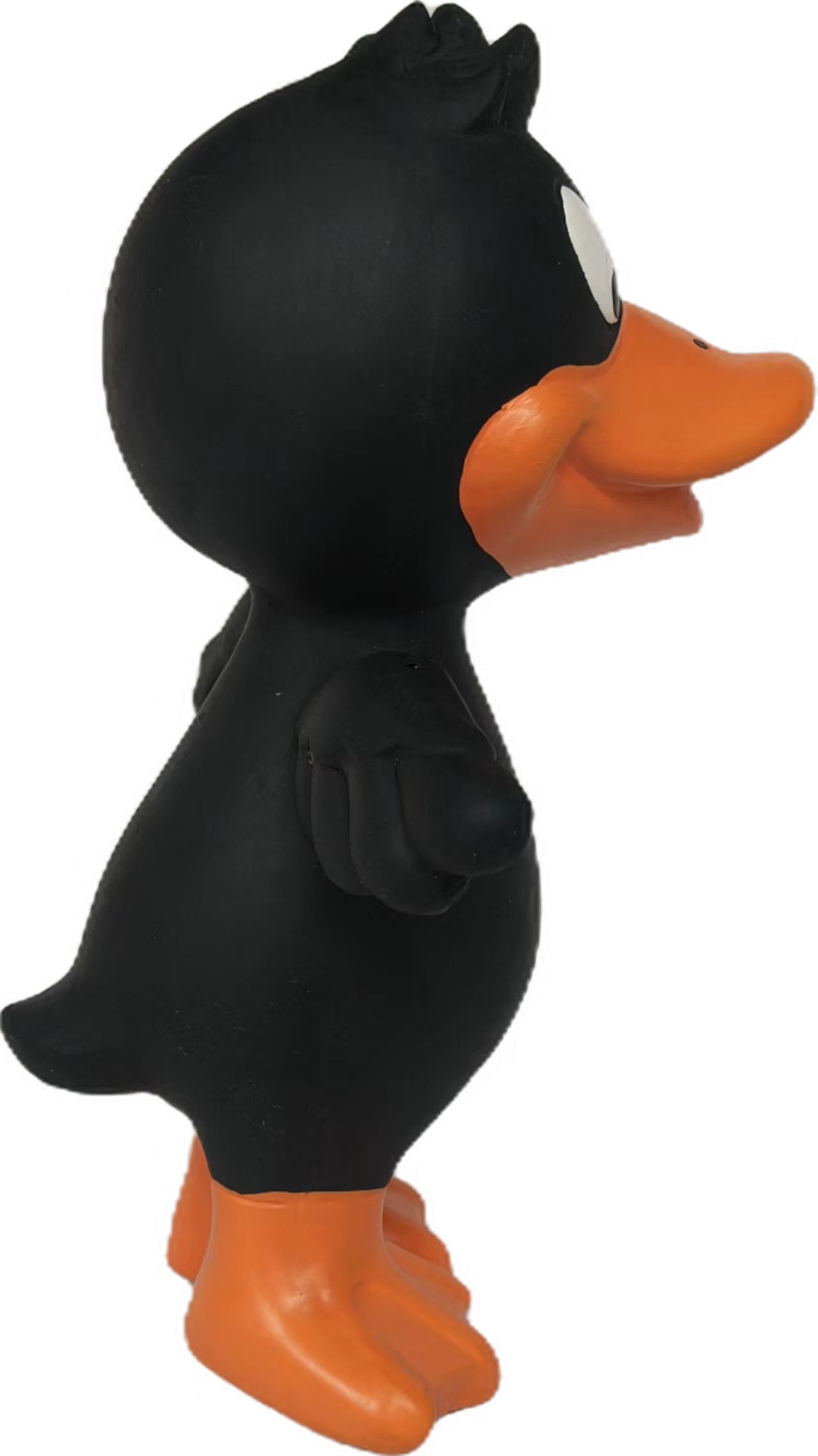 Latex Chewing Duck Dog Toy - Eco friendly Fairly Cute Black Natural Squeaky Rubber Ducky Toys for Dogs 1p/Pack