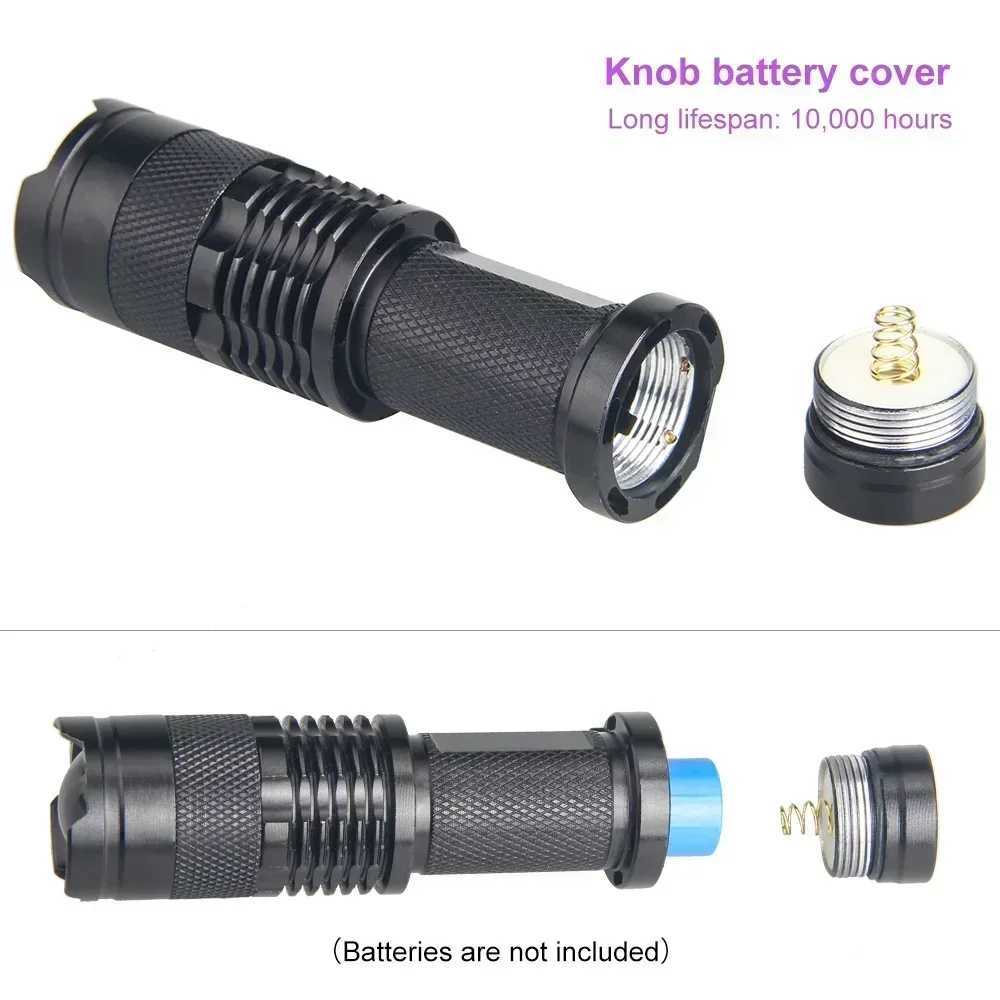 Mini LED Flashlight Tactical Torch Lamp Portable Torch Flash light Adjustable Focus Zoomable Flashlight for Gift Hiking XJ250529