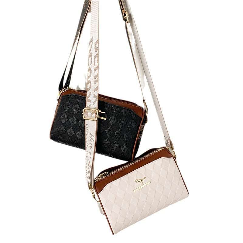Large Capacity Pillow Brand New Multi-Layer Fashion Quilted Women's Boston Shoulder Crossbody Bag B5