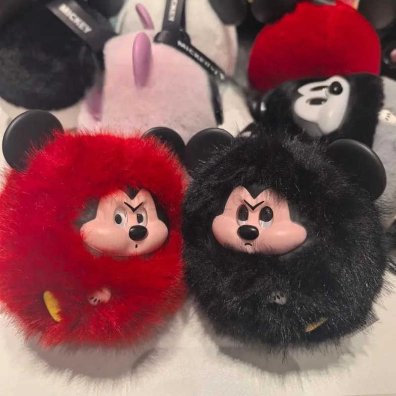 Disney Mickey Fun Crash Series Blind Box Pendant Keychain Mickey Mouse Mystery Box Vinyl Plush Surprise Box Action Figure Toys W250529