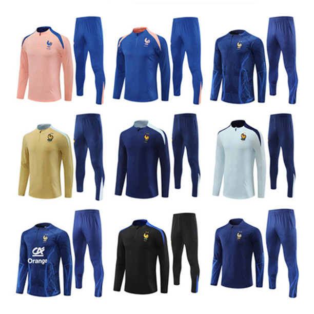 25/26 french mens kids tracksuit Football 2025 2026 french Mens Tracksuits Top Qualitt Training Soccer Training suit jogging Survetement