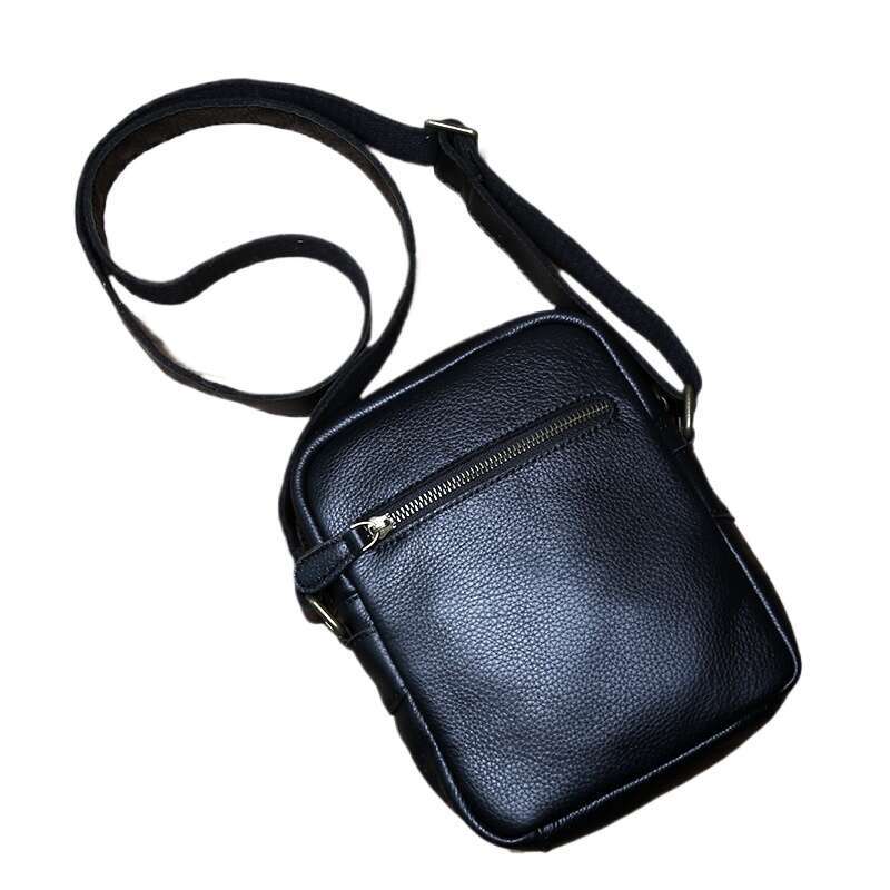 Designer Bag NZPJ Genuine Leather Men S Shoulder Casual Crossbodybag Natural Cowhide Vertical Trend Tablet Computer Bag