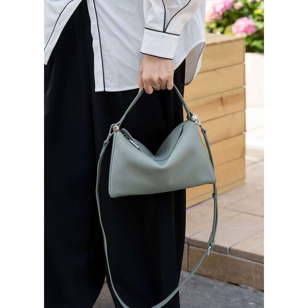 Genuine Leather Fashion Women Shoulder Crossbody Gray Bag Yellow Designer Soft Cowhide Ladie Handbag Female Apricot White