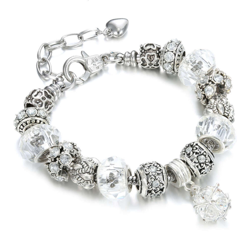 2017 fashion Alloy Large Hole Bead Bracelet DIY Hot Selling Jewelry