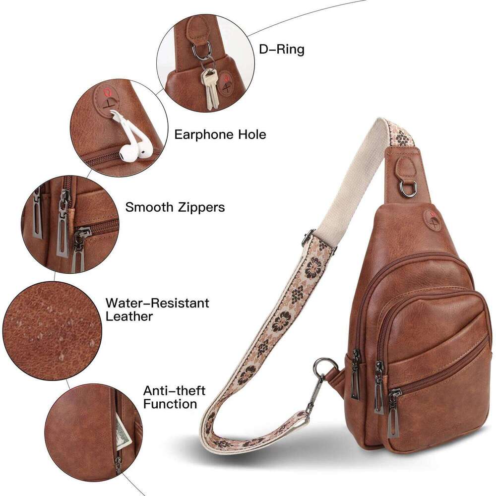 Shoulder Women's Chest Multi-Pocket Sports Crossbody Bags Men's Handbags New