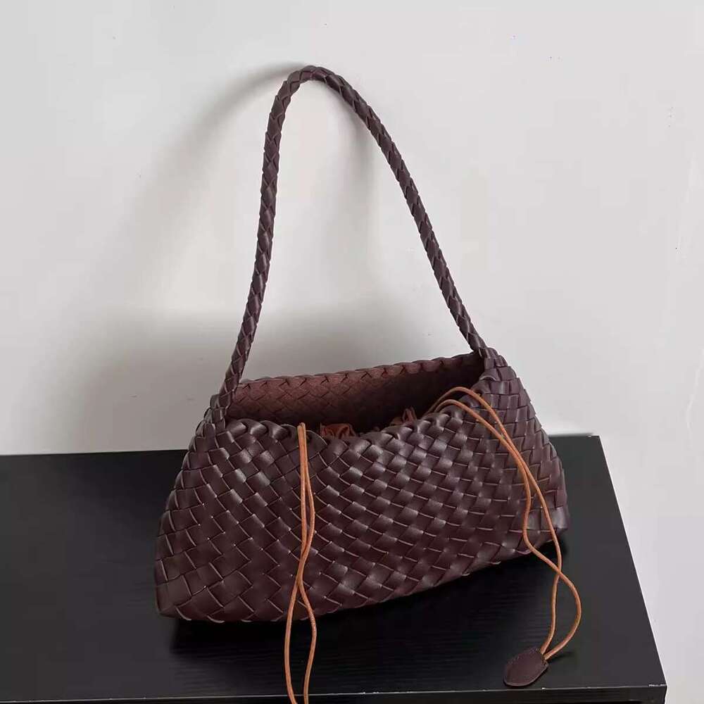 Tote Bag Handmade Woven Underarm For Women New Style High End Versatile Handbag Shoulder Mother And Child Bag Shoulder Bag Braided Handbag