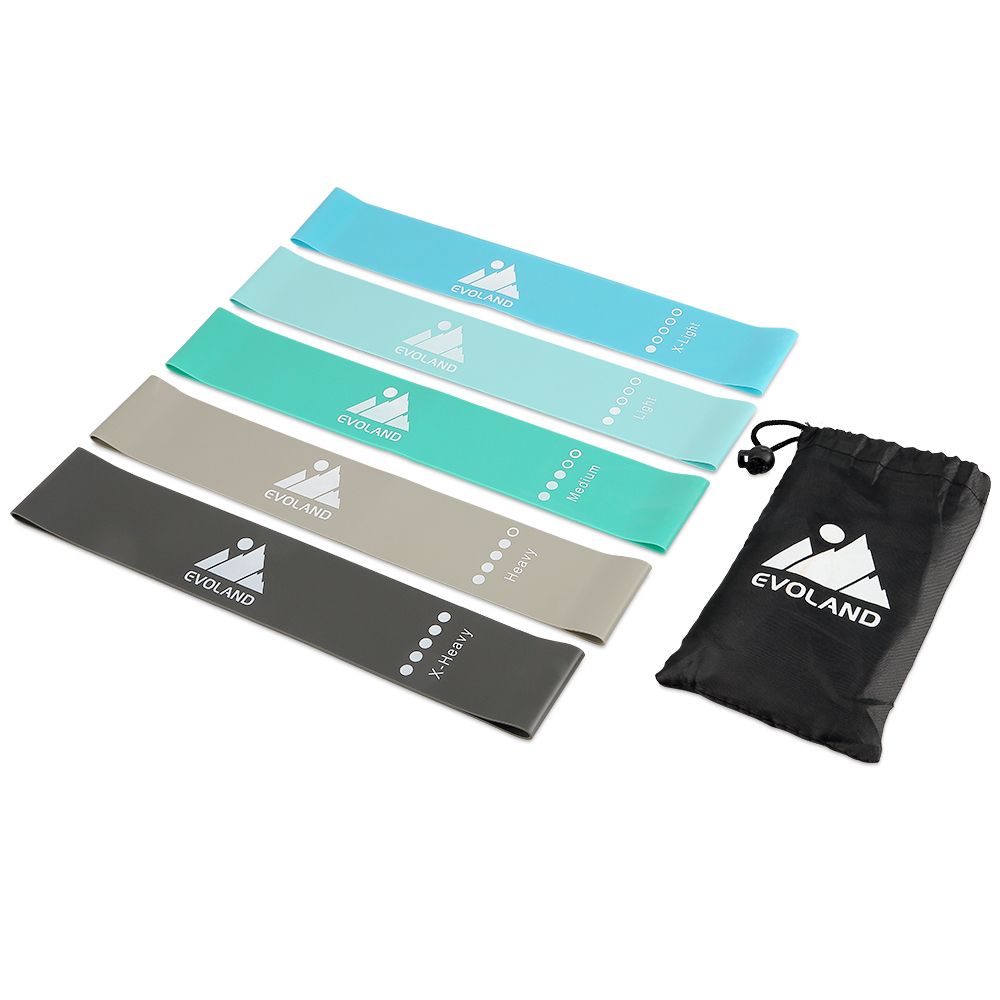A1 Resistance Band Set - 5-Tier Latex Bands for HIIT, Pilates & Rehabilitation