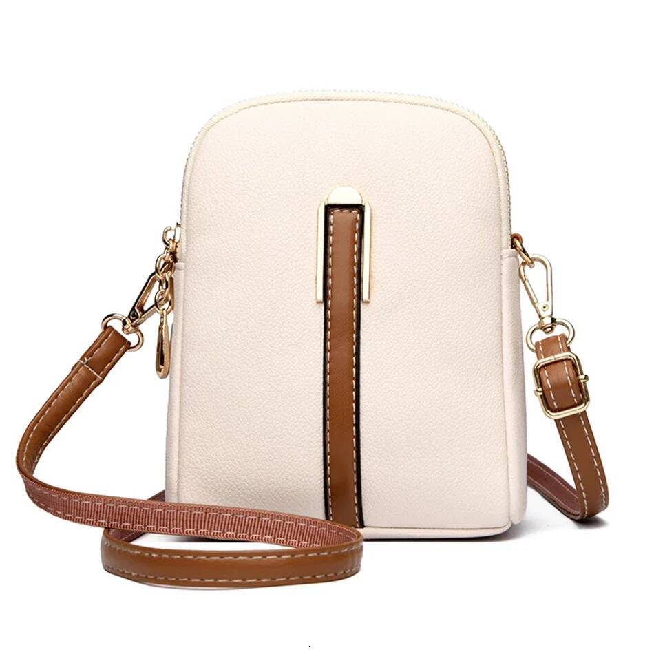 2024 New Designer Female Phone Small Shoulder High Quality Leather Crossbody Bags For Women Fashion Purse Messenger Bag