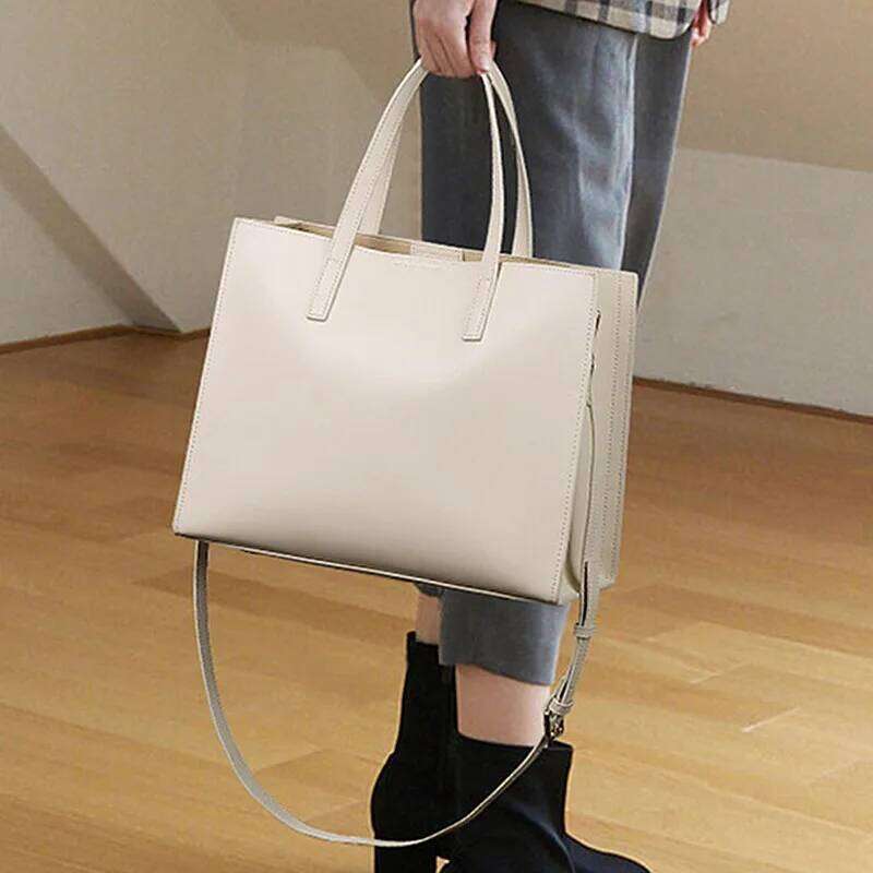 Designer Bag Business Women S Handbags Inch Laptop Bag Fashion Lady Briefcase Genuine Leather Commuter Portable Shoulder Tote Bags