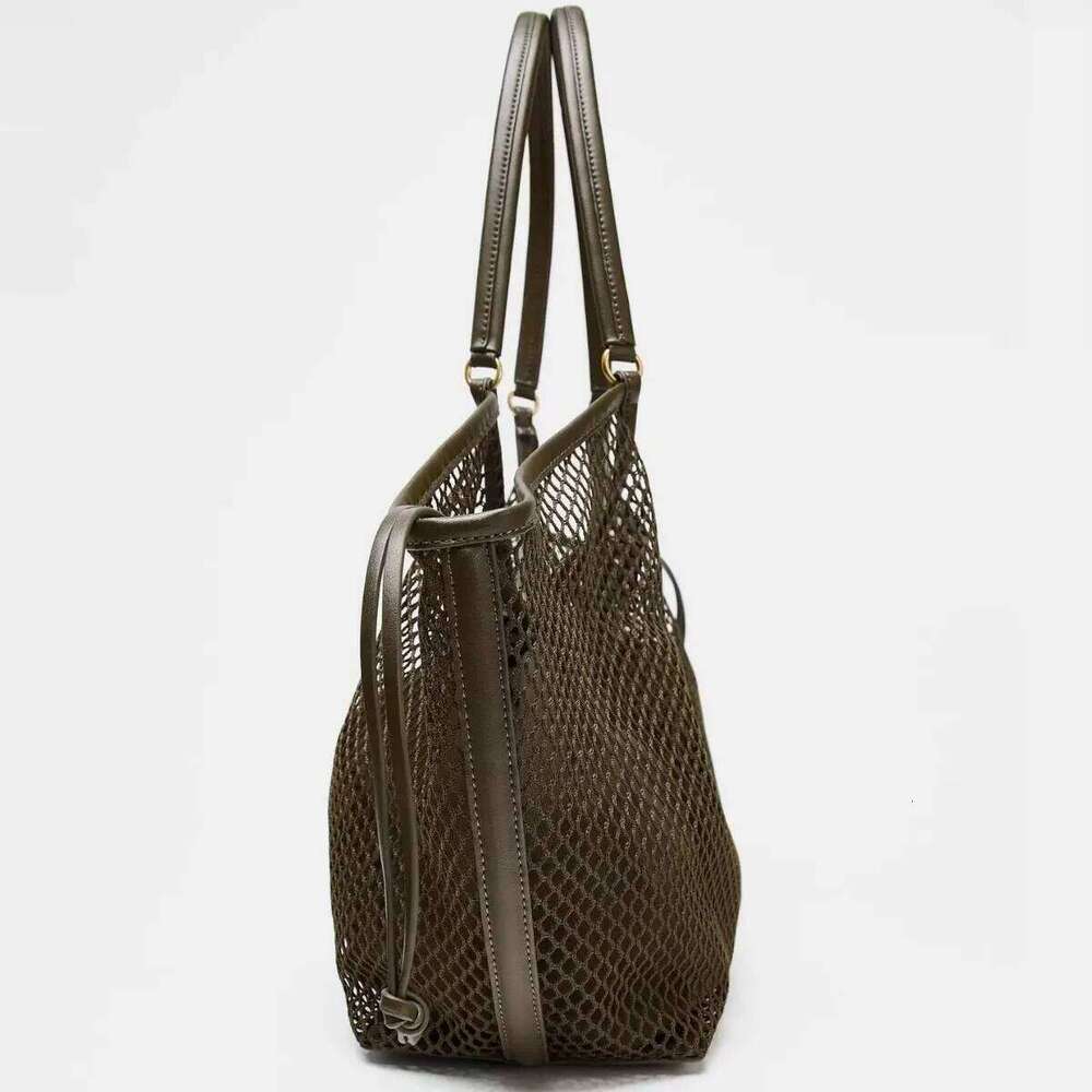 Women's Bags Designer Hollow Mesh Wing Tote Bag Designer Shoulder Bags For Women Large Capacity Fishing Net Handbag Top Handle Shopper Purses