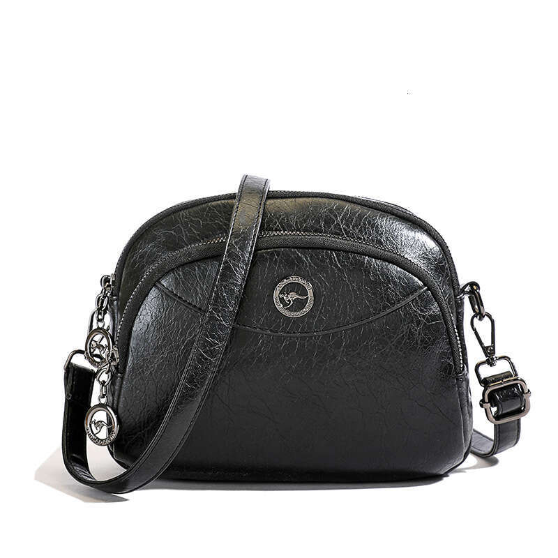 Women's Single Shoulder Saddle Winter New Fashion Middle-Aged Mom Crossbody Trendy Versatile Phone Bag B5
