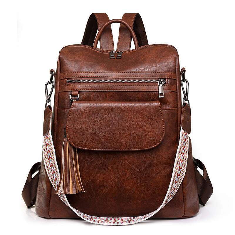 New Style Large Capacity Dual-Use Shoulder Crossbody Bag Casual Women's Backpack B5