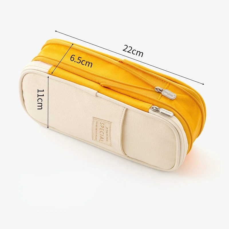 Kawaii Pencil Cases Large Capacity Pencil Bag Pouch Holder Box for Girls Office Student Stationery Organizer School Supplies