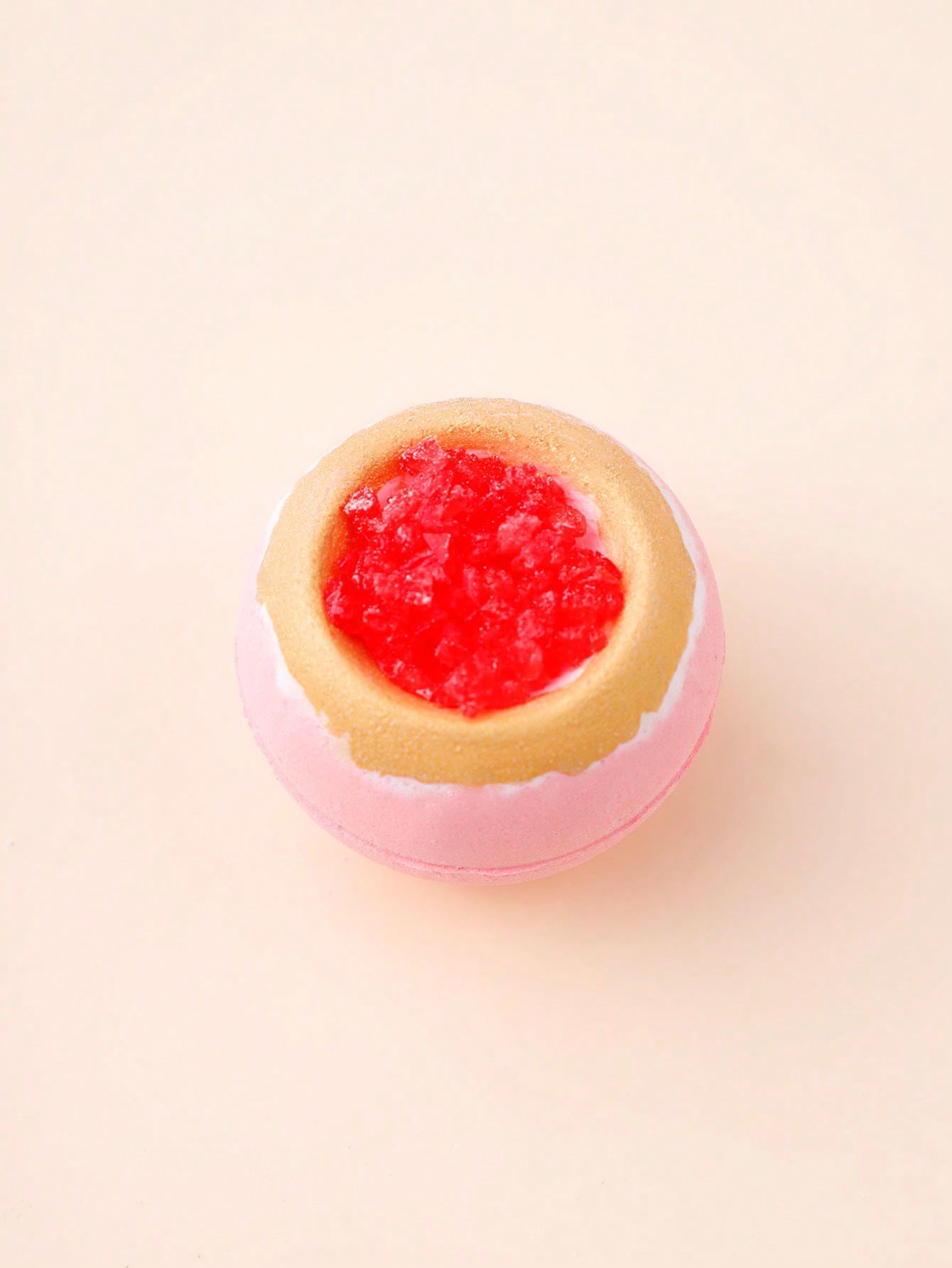 Creative Pink Gold Sea Salt Scented Bath Bomb - A Refreshing New Experience