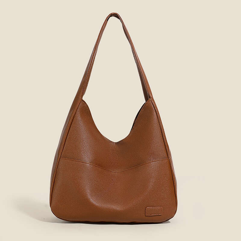 Large Capacity Bag For Women, New Textured Tote College Student Shoulder Simple Casual Bag, Trendy B5