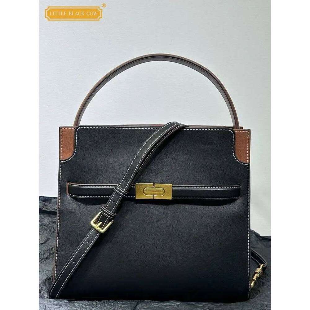 Fashion Totes New Designer Genuine Leather Handbag Office Ladies One Shoulder Underarm Bag Women Square Single Crossbody Bags