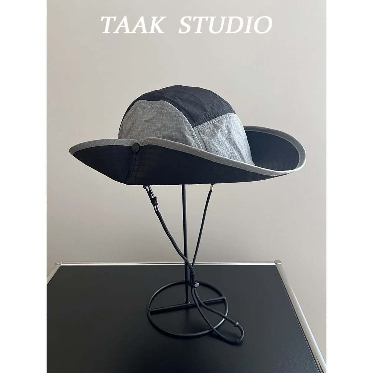 Japanese color blocked lightweight breathable quick drying fabric outdoor hiking fisherman hat womens spring and summer hiking 250523