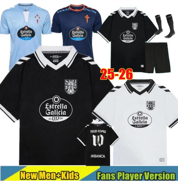 4XL 25 26 Special Celta Vigo Soccer Jerseys IAGO ASPAS 2025 2026 100th Anniversary ALFON B.IGLESIAS JAVI RGUEZ FRAN BELTRAN man Kids Kit MARCOS A. JAVI RGUEZ