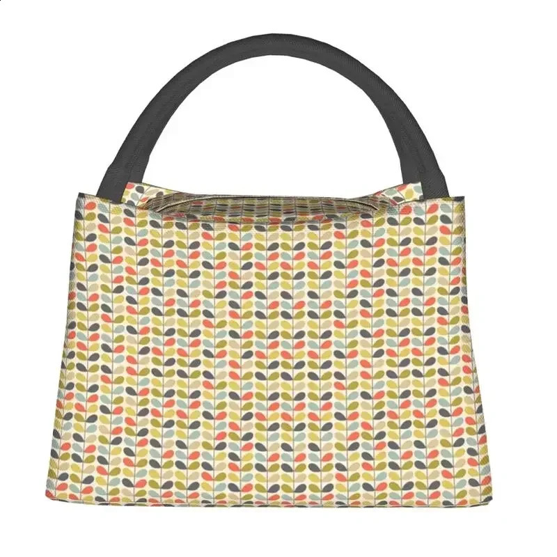 Orla Kiely Multi Stem Insulated Lunch Tote Bag for Women Scandinavian Pattern Reusable Cooler Thermal Bento Box Camping Travel 250528