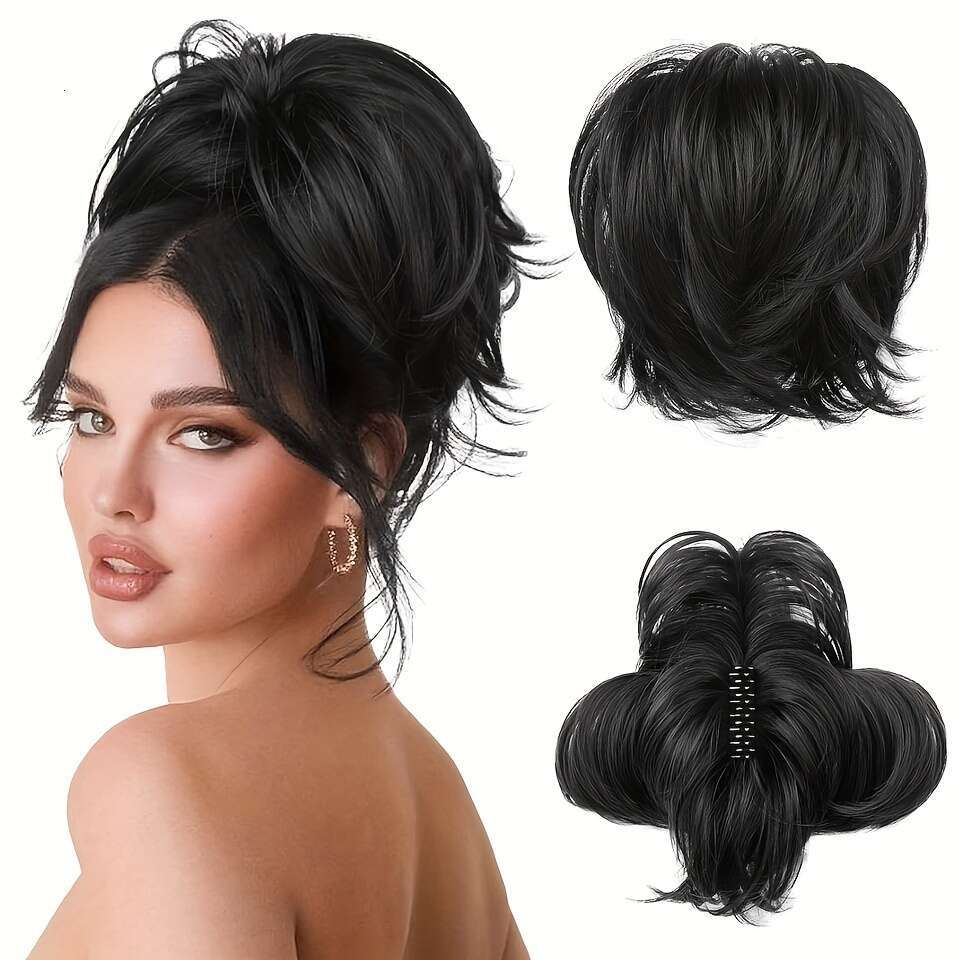 Fashion Women's Ponytail Extension with Bendable Metal Wire Piece Includes Claw Clip - Suitable for All Hair Types