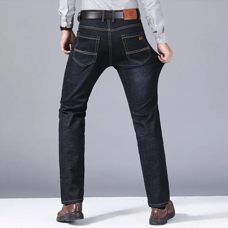 Men Classic Jeans Jean Homme Pantalones Hombre Men Mannen Soft Black Biker Masculino Denim Overalls Mens Pants Size 32-38 250526