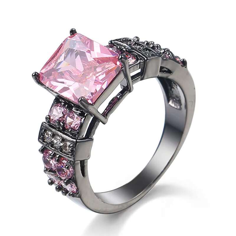 Jachon Luxurious and Elegant Ring White Diamond Ring Wedding Rings for Ladies