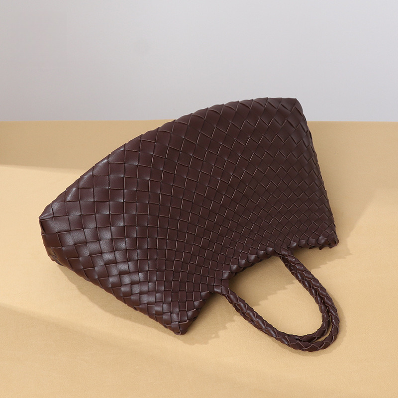 Trendy Large Capacity Handbag for Women, Handwoven Mother-Daughter Bag, Commuter Business Shoulder Tote Bag
